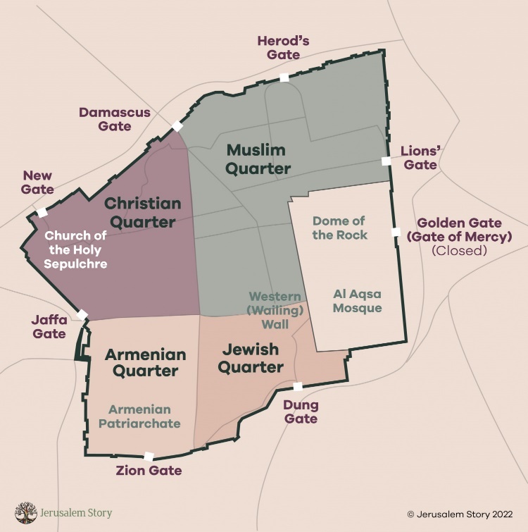 A map of a large group of religious sites
AI-generated content may be incorrect.