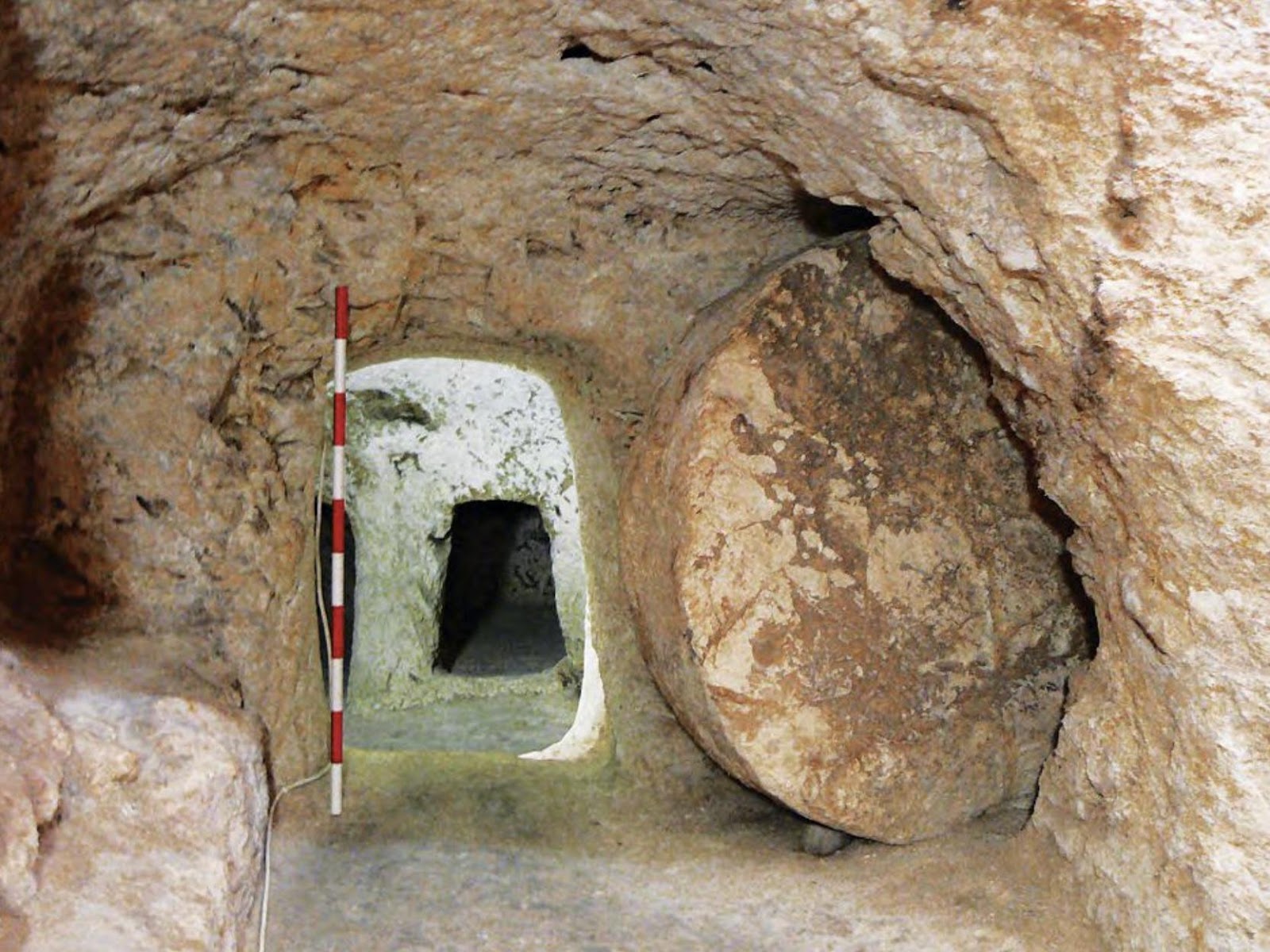 Natzaret: Restas escavades tombes